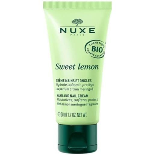 Nuxe sweet lemon bio crema mani e unghie idratante e protettiva 50 ml