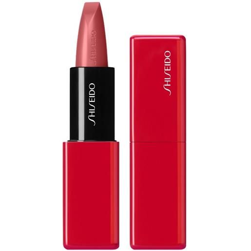 Shiseido techno. Satin gel lipstick 408 voltage rose