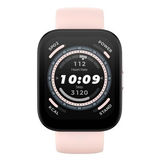 Smartwatch huami amazfit bip5 1.9'' bluetooth sistema satellitare modalita sport spo2 cuore rosa pastello