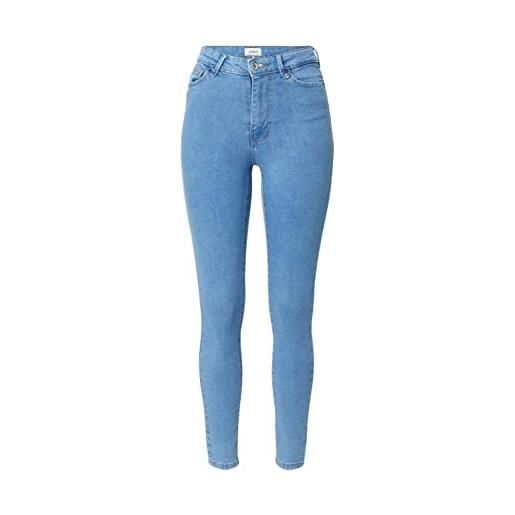 ONLY onliconic hw sk long ank dnm noos jeans da donna, media blu denim, 30w x 30l