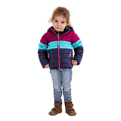 Killtec hipsy mini, piuma d'oca, giacca invernale con cappuccio unisex bambini, azzurro, 98/104