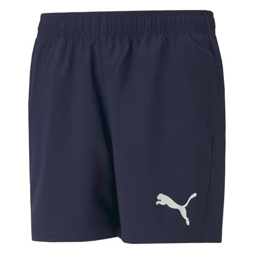PUMA active woven shorts b, pantaloncini in tessuto boy's, peaccoat, 116