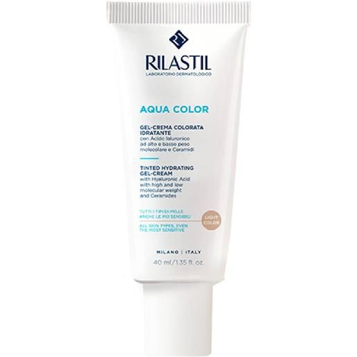 Rilastil aqua color gel-crema colorata idratante light 40ml