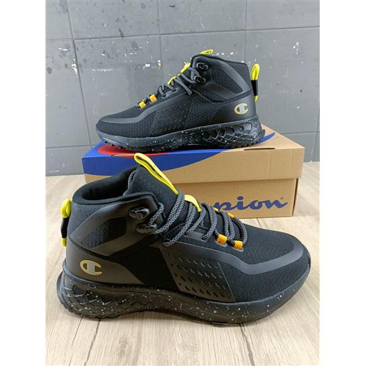Scarpe sneakers uomo champion mid cut street trail nero s21949-kk001