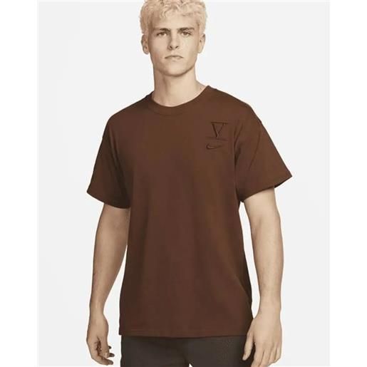 T-shirt maglia maglietta uomo nike marrone retro ss tee snkrs cotone fd0492-259