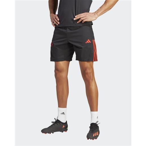 Manchester united adidas pantaloncini shorts nero con tasche a zip 2023 24 ia8498