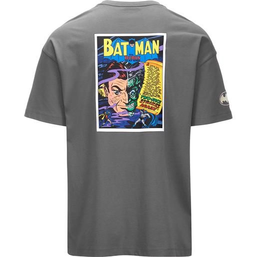 T-shirt tempo libero uomo kappa grigio authentic zaki warner bros batman cotone 361i8xw-wbr-k96