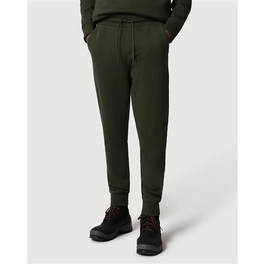 Pantaloni tuta uomo napapijri verde merber jogger cotone felpato na4fr7ge4