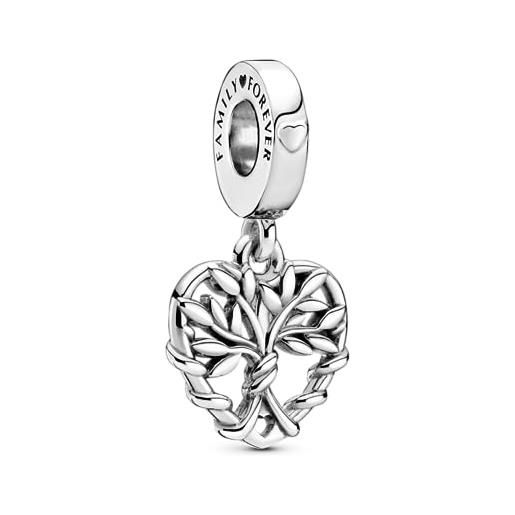 Pandora ciondolo cuore albero della vita 799149c00 donna argento