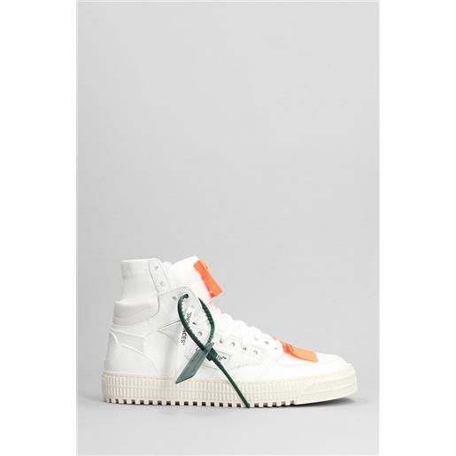 Off White sneakers 3.0 off court in pelle bianca