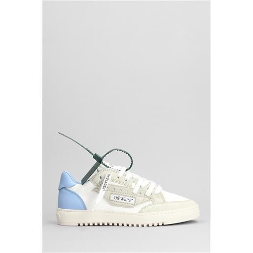 Off White sneakers 5.0 off court in pelle bianca