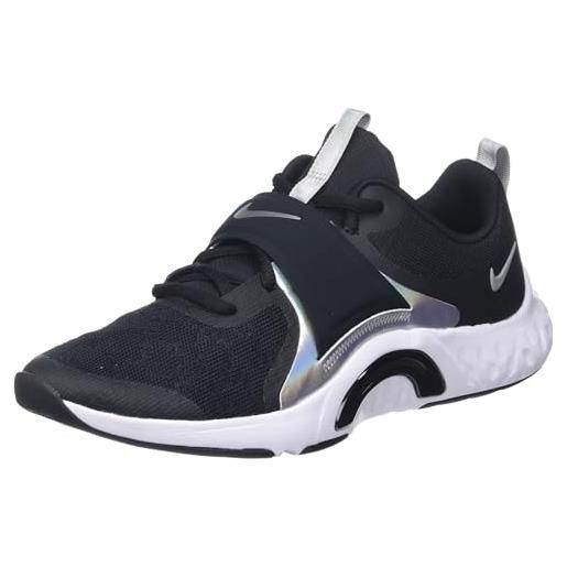 Nike renew in-season tr 12 premium, sneaker donna, black/multi-color-white, 37.5 eu