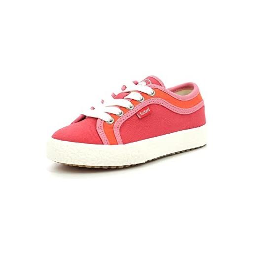 Kickers geeck, scarpe da ginnastica unisex-bambini, rouge orange, 33 eu