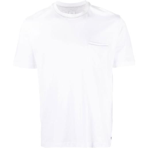 Eleventy t-shirt girocollo a maniche corte - bianco
