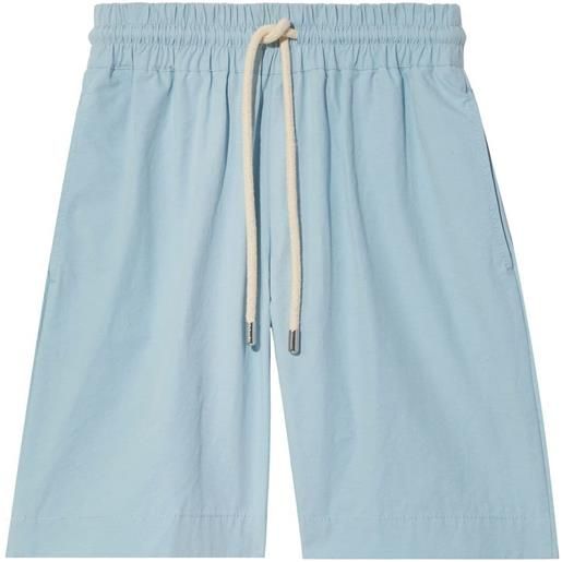 Proenza Schouler White Label shorts con coulisse - blu