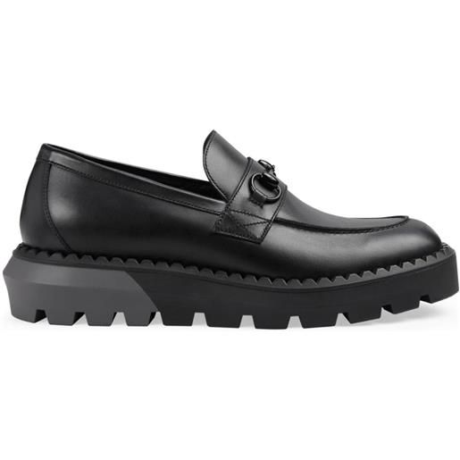 Gucci horsetbit-embellished chunky loafers - nero