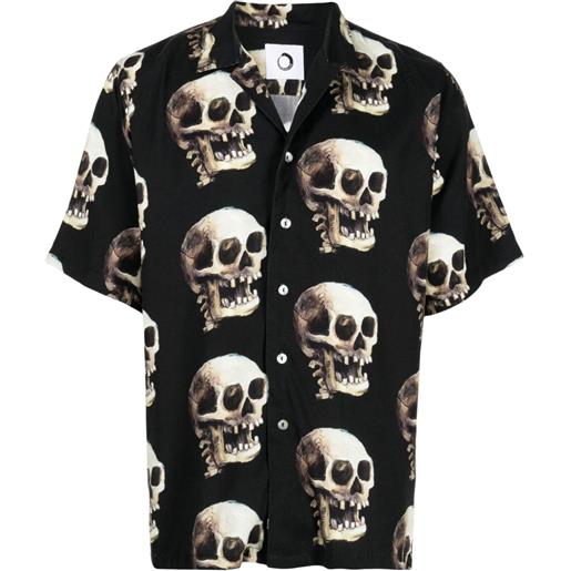 Endless Joy camicia con stampa skull - nero