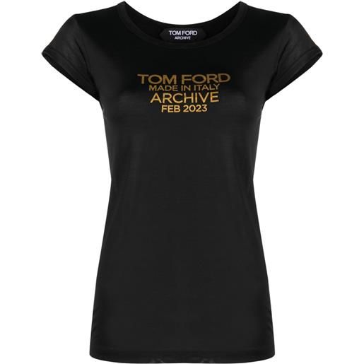TOM FORD t-shirt con stampa - nero