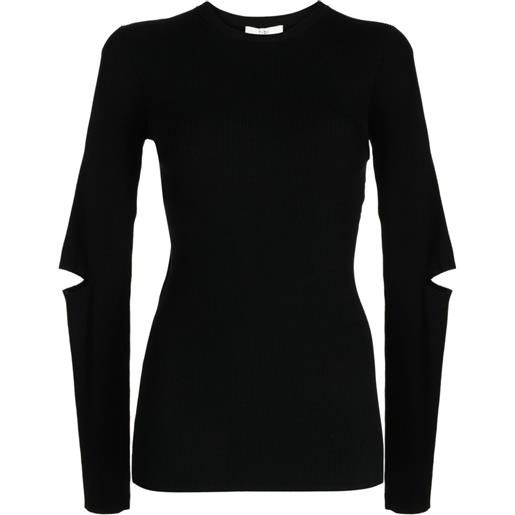 Tibi maglione con dettaglio cut-out - nero