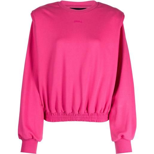 Juun.J maglione con ricamo - rosa