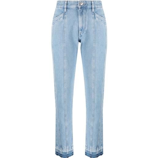 MARANT ÉTOILE jeans slim a vita media sulanoa - blu