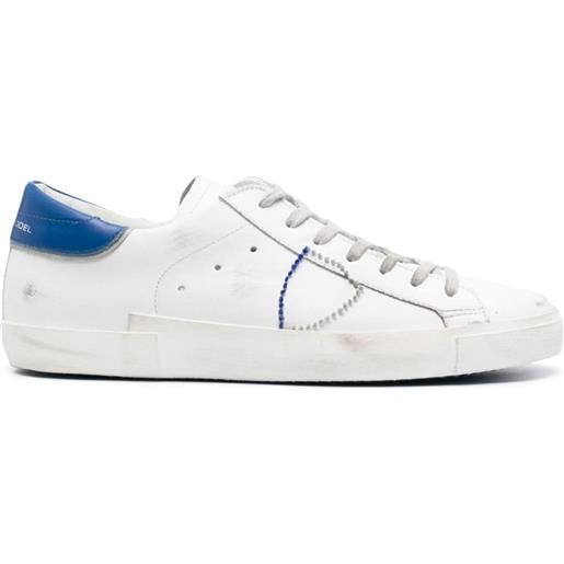 Philippe Model Paris sneakers con effetto vissuto - bianco