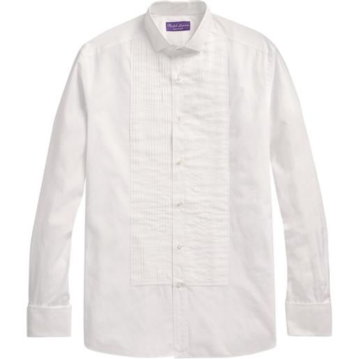 Ralph Lauren Purple Label camicia a maniche lunghe - bianco