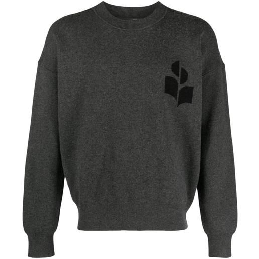 MARANT maglione con logo - grigio