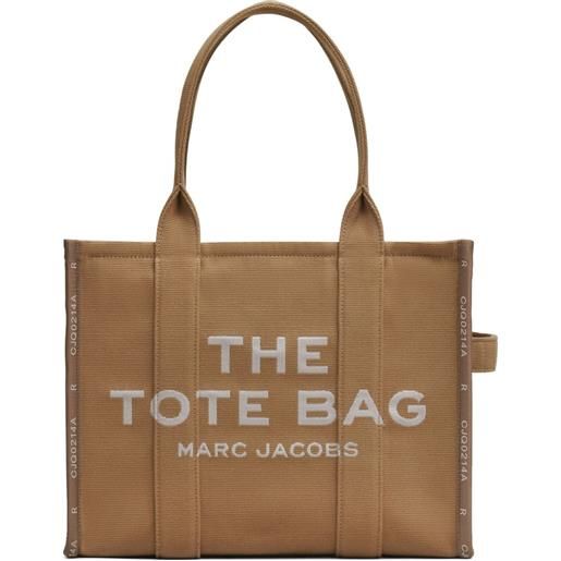 Marc Jacobs borsa tote the jacquard grande - marrone