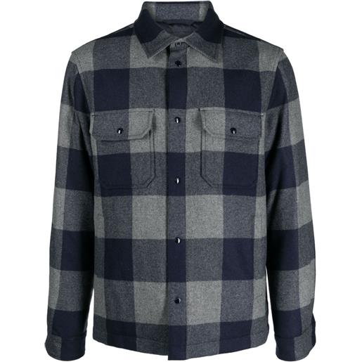 Woolrich giacca-camicia a quadri - blu