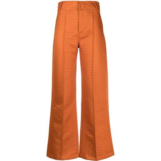 DESTREE pantaloni dritti yoshitomo - arancione