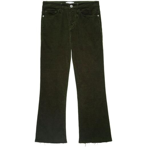 FRAME jeans le crop svasati - verde