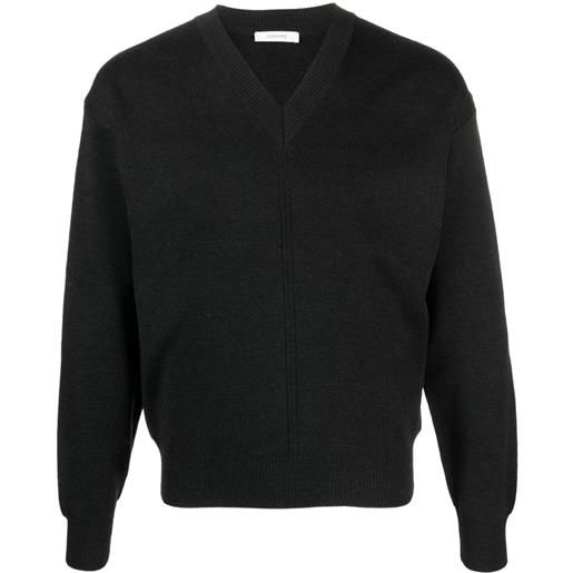 LEMAIRE maglione con scollo a v - nero