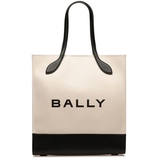 Bally borsa tote con stampa - toni neutri