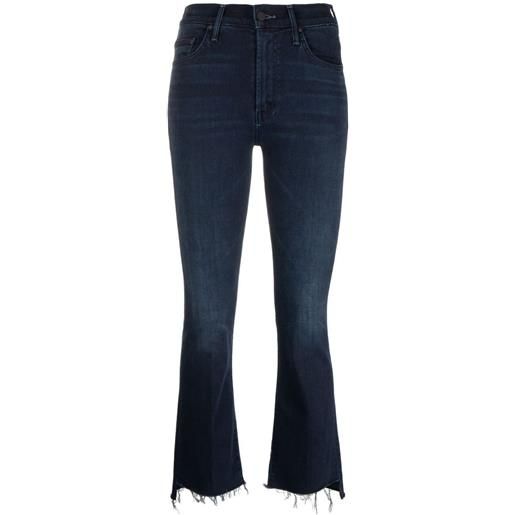 MOTHER jeans svasati crop - blu