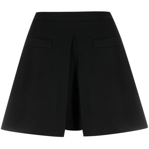 Moschino shorts con pieghe - nero
