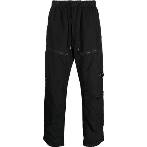 C.P. Company pantaloni dritti con dettaglio - nero