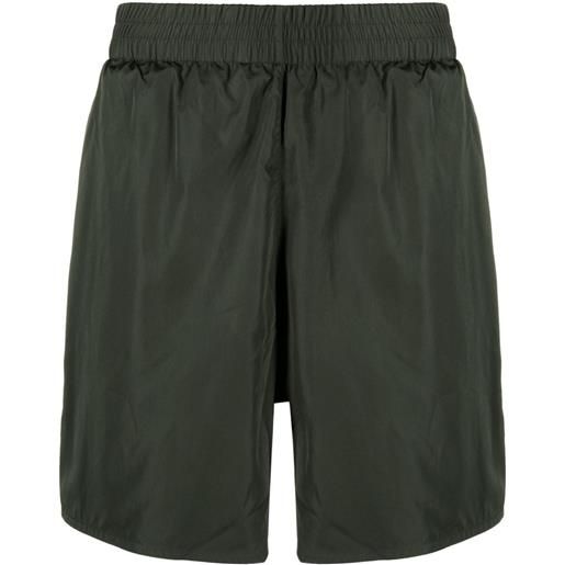 Jil Sander shorts sportivi con vita elasticizzata - verde
