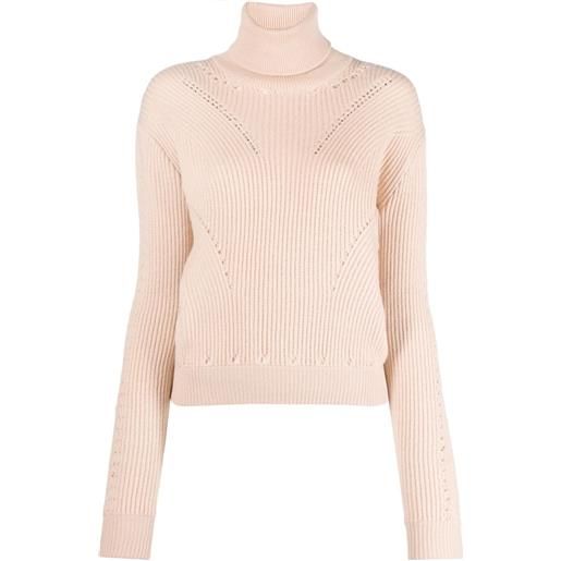 Genny maglione con applicazione - rosa
