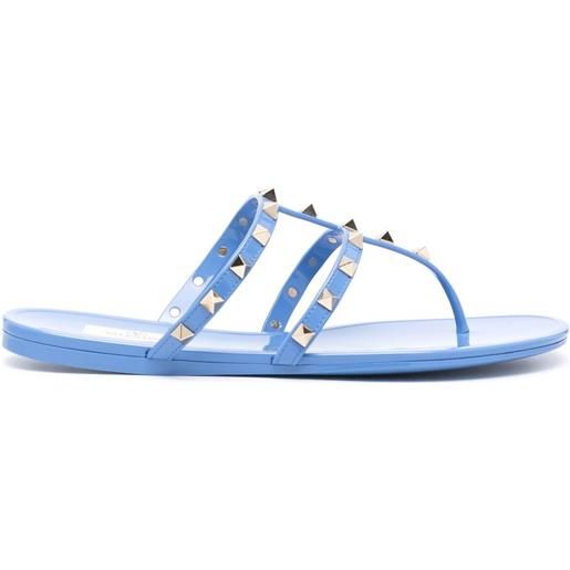 Valentino Garavani sandali rockstud - blu