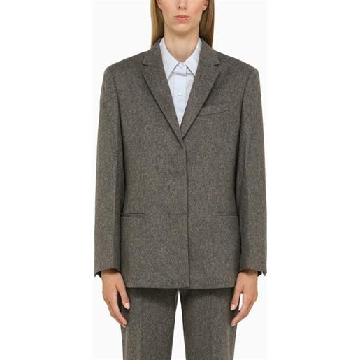 Calvin Klein giacca sartoriale grigia in lana