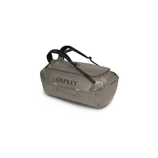 Osprey transporter 65 borsa da viaggio unisex tan concrete o/s