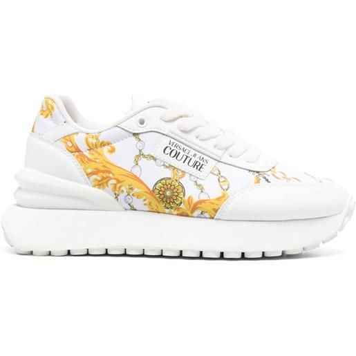 Versace Jeans Couture sneakers con stampa - bianco