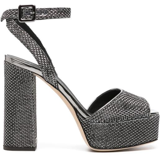 Giuseppe Zanotti sandali new betty 130mm - argento