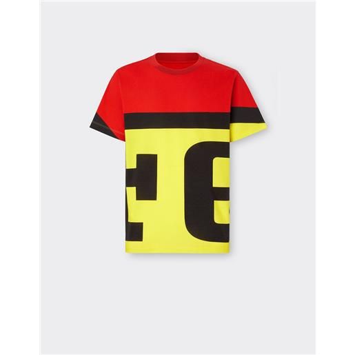 Ferrari t-shirt in cotone con logo Ferrari