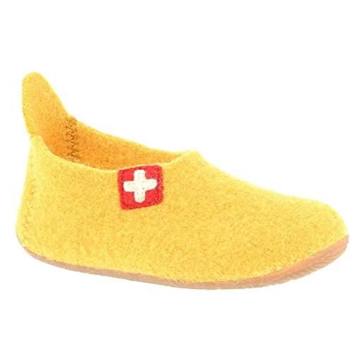 Living Kitzbühel slipper croce svizzera, inca gold, 32 eu