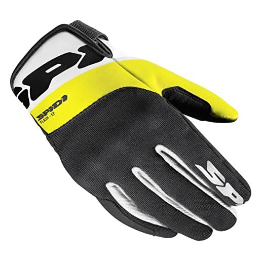 SPIDI guanti da moto flash kp in tessuto, da uomo, xxl, giallo/nero