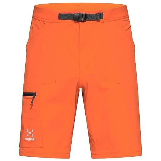Haglöfs 605220_4n8 lizard shorts men pantaloncini uomo flame orange taglia m