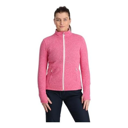 Spyder soar full zip fleece jacket, women, pink, m