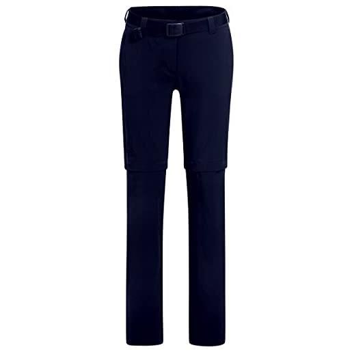 maier sports nata 2 - pantaloni da donna per attività all'aperto, taglia 38, donna, pantaloncini, 233027_367_46, cielo notturno, 46